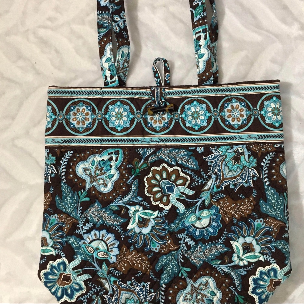 VeraBradley JavaBlue tote retired